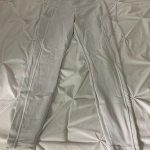Lululemon lined white leggings size 10